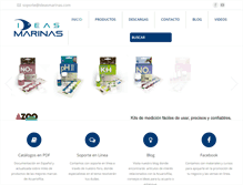 Tablet Screenshot of ideasmarinas.com